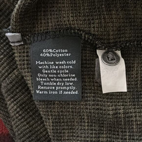 Rock & Republic Men’s Thermal Henley Long Sleeve Tee — Size M - Picture 5 of 5